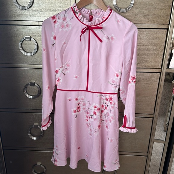 Ted Baker London Heydii Cherry Blossom Mini Dress (NWOT) - Picture 3 of 7